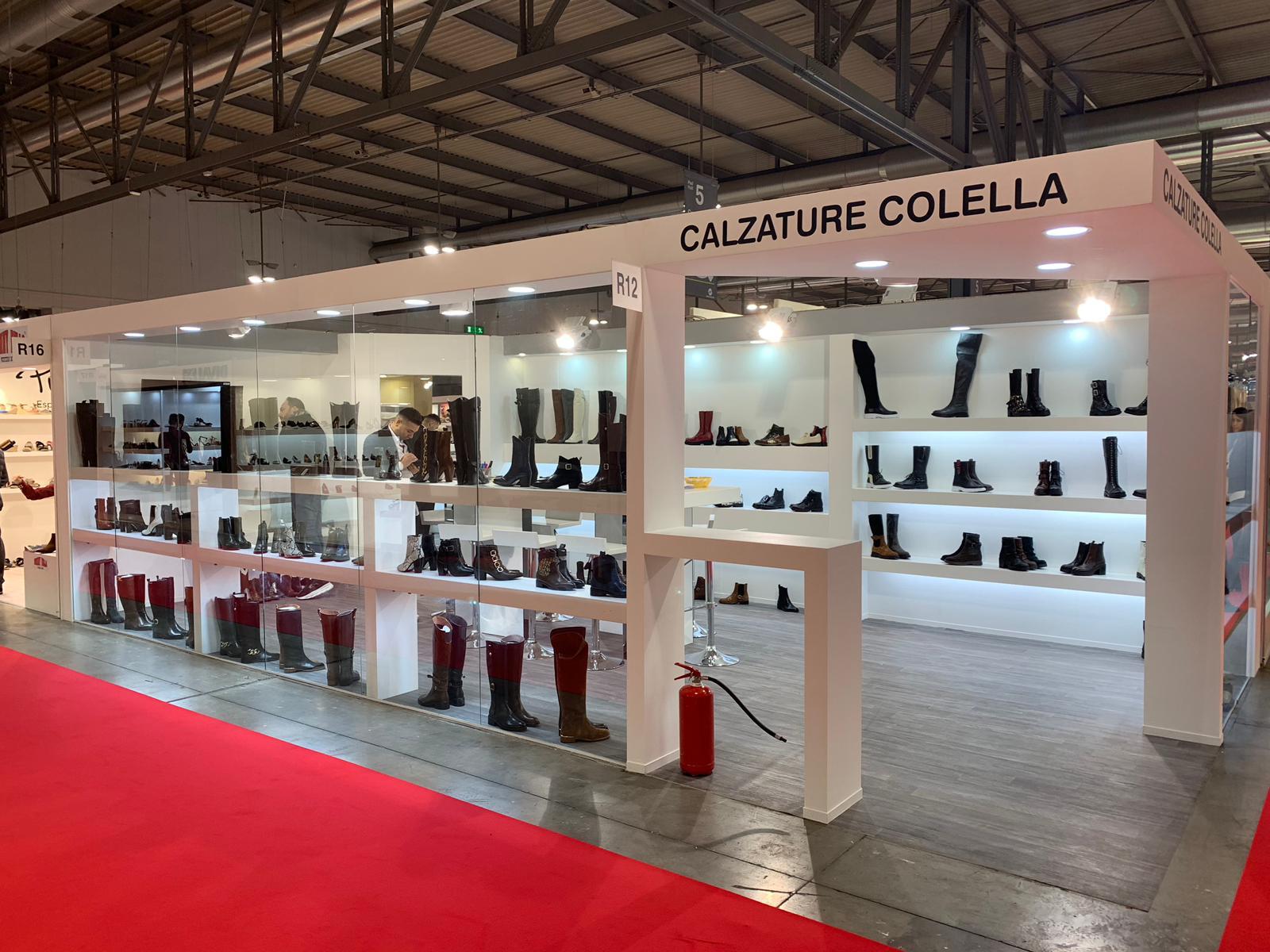 Cusano Stand, Fiera della calzatura Micam Milano,  stand Colella