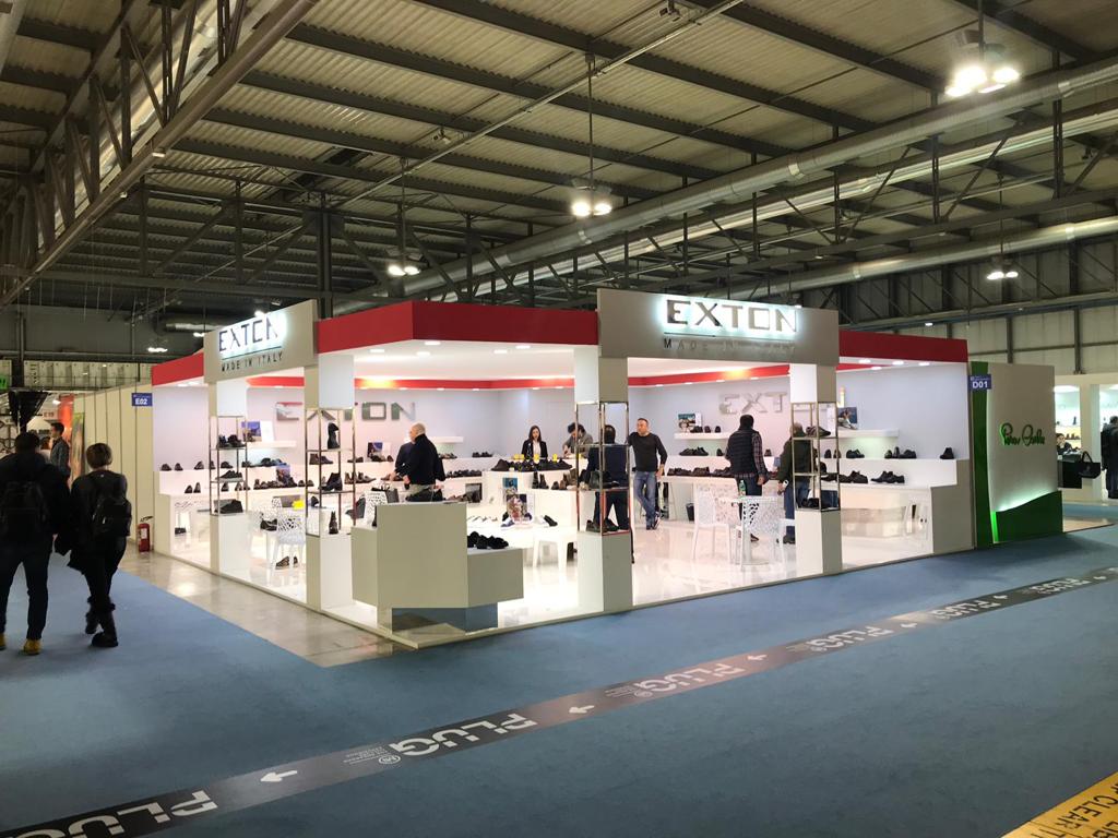 Allestimenti Cusano Stand, Fiera Micam Milano, stand Exton