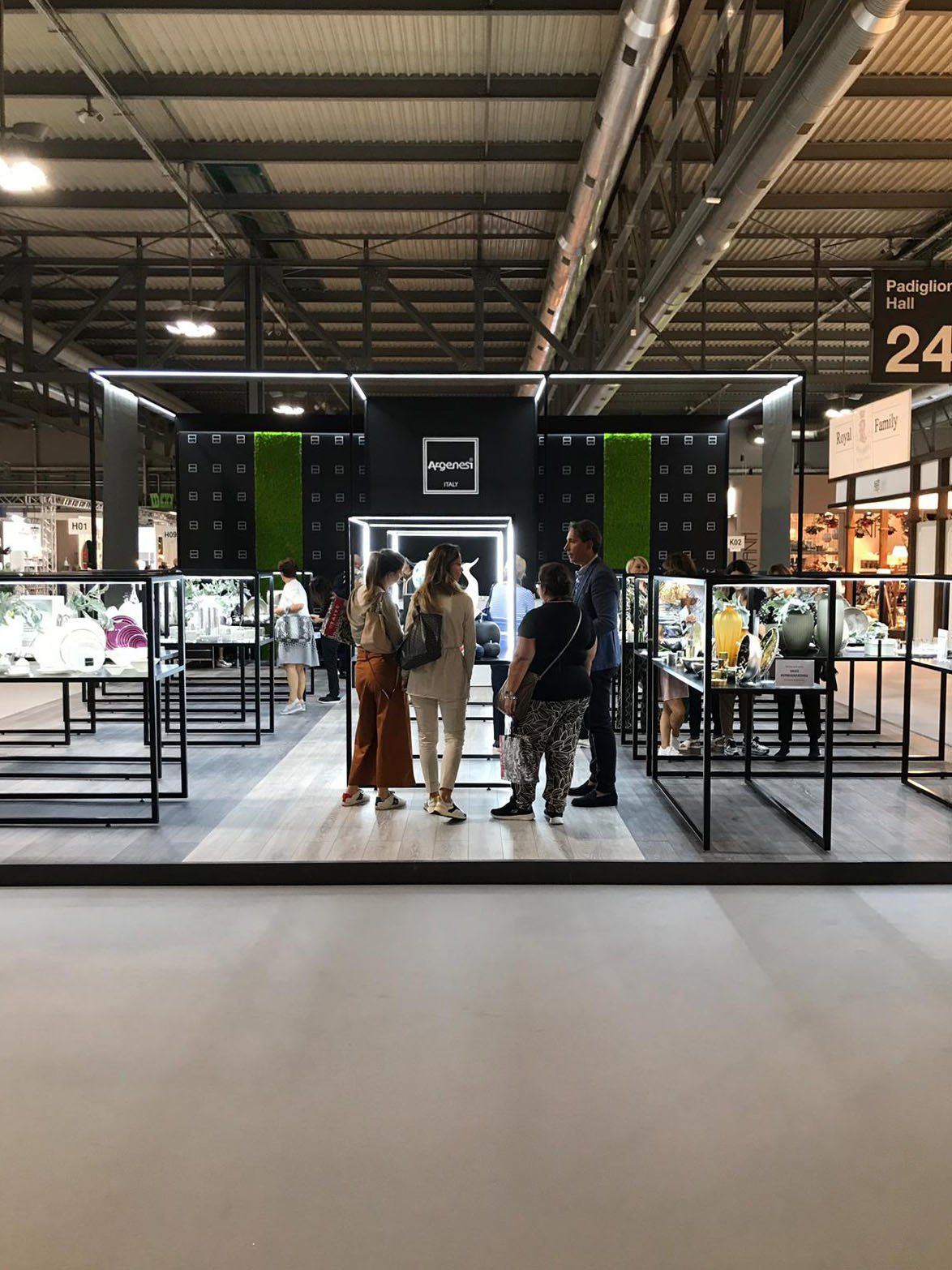 Allestimenti della Cusano Stand alla Fiera Homi di Miano