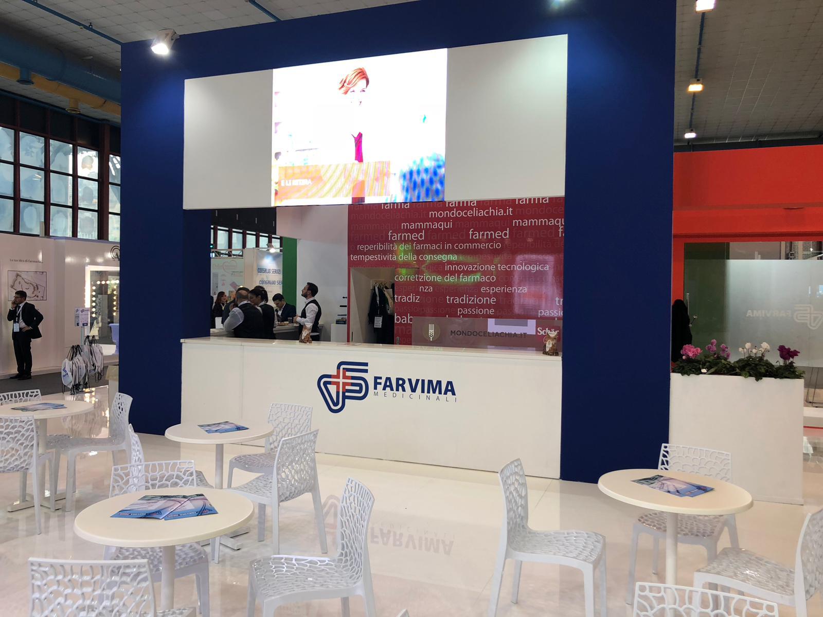 Fiera PharmExpo Napoli, Allestrimenti Cusano Stand, stand Farvima
