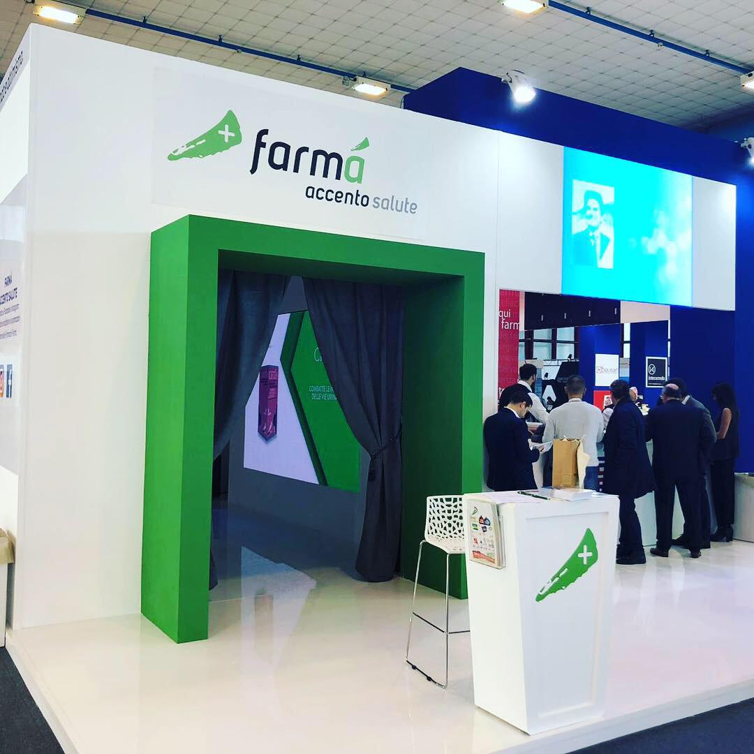 Fiera PharmExpo Napoli, Allestrimenti Cusano Stand, stand Farvima