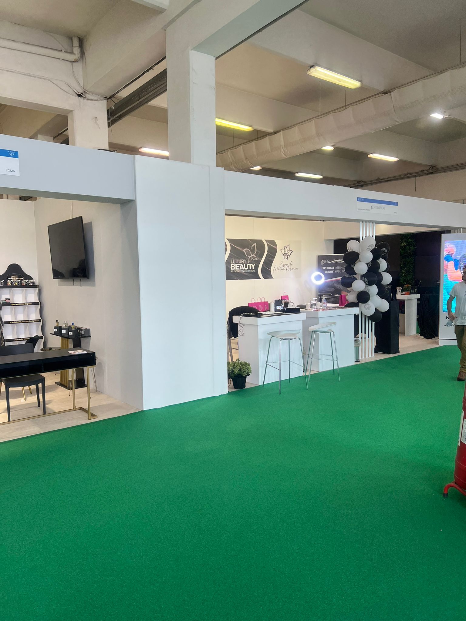 Stand Fiera dell' estetica Aestetica Napoli