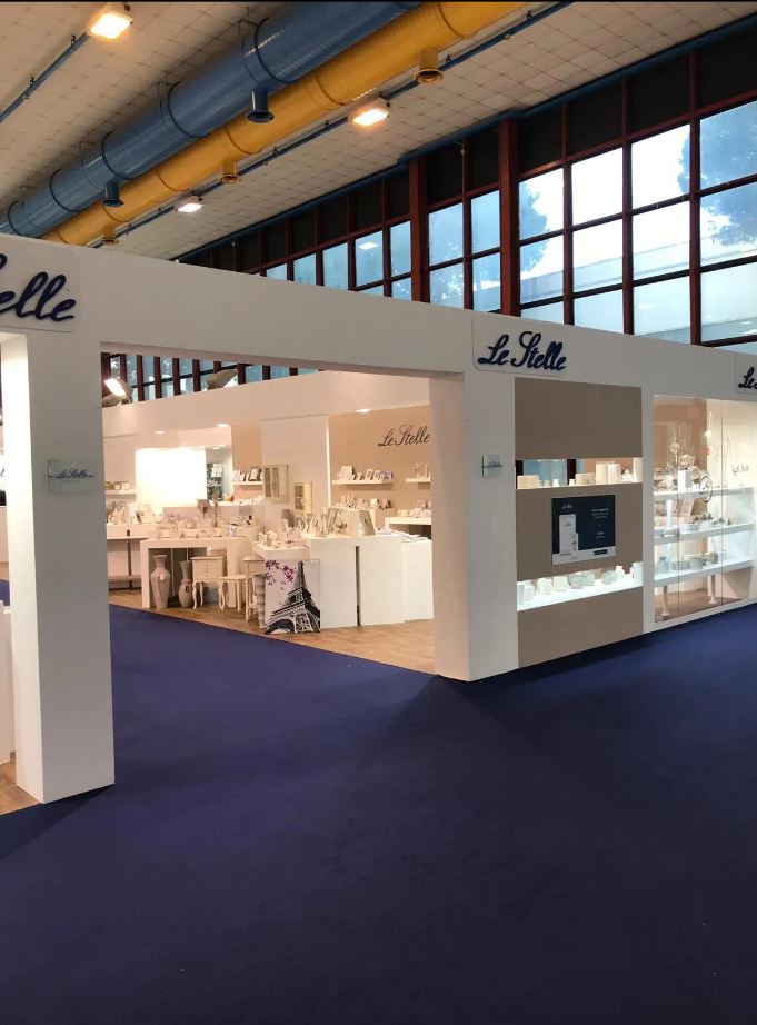Fiera della Bomboniera Vebo napoli, stand Le Stelle allestito da Cusano Stand