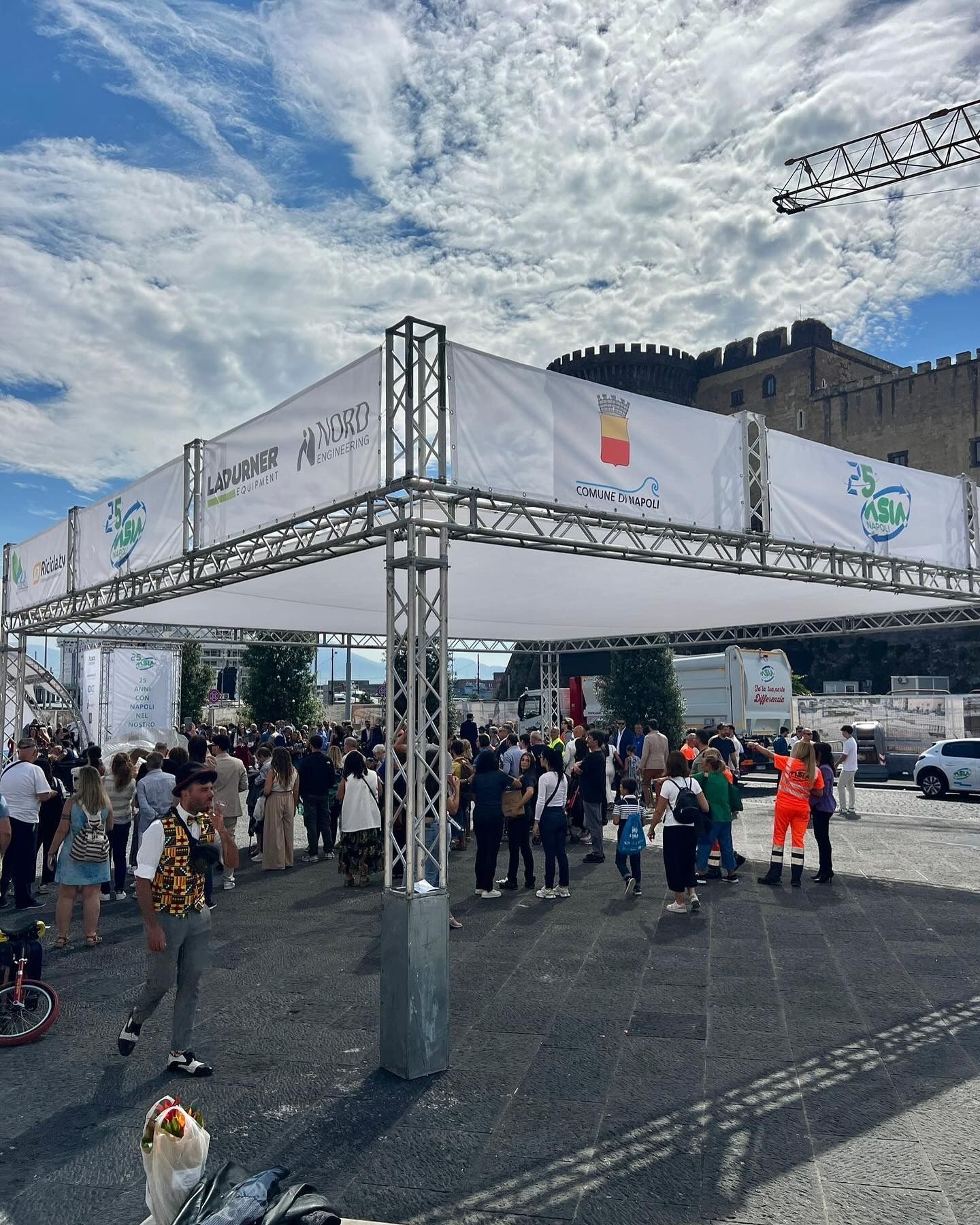 tand evento Asia 25 anni con Napoli