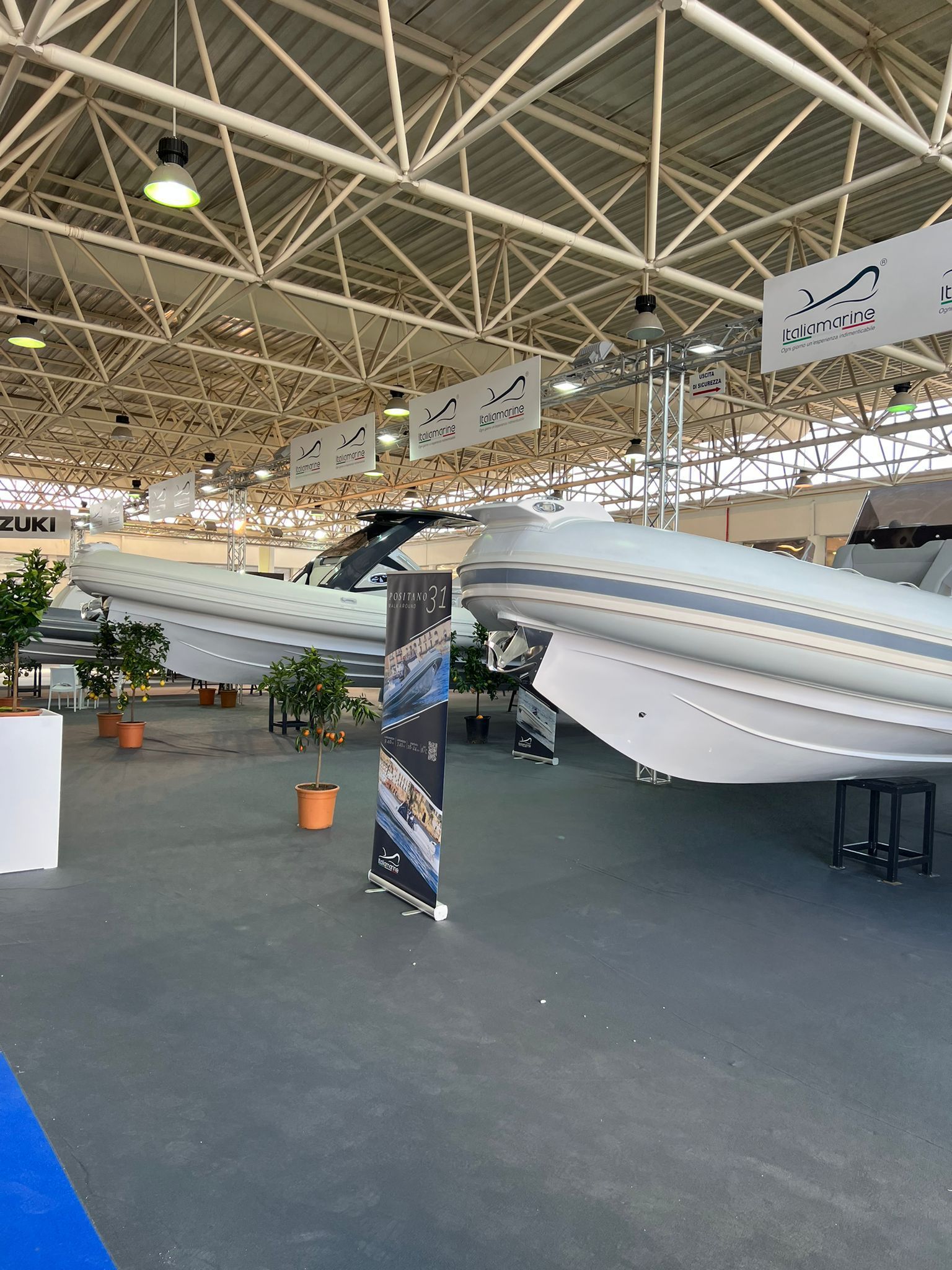 Stand Italiamarine al NauticSud, Allestimenti Cusano Stand