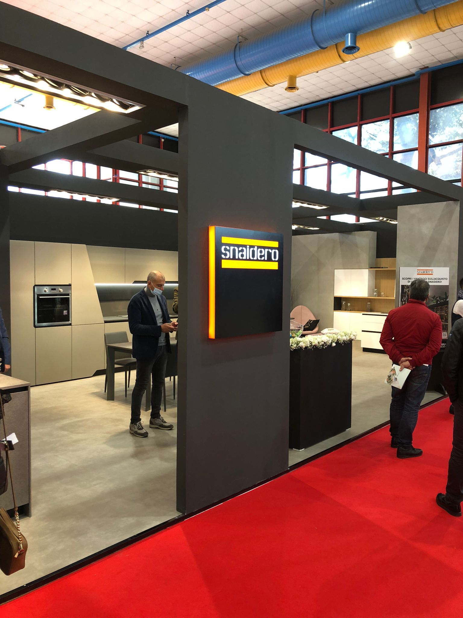 Fiera Tutto Sposi Napoli, stand Snaidero allestito da Cusano Stand