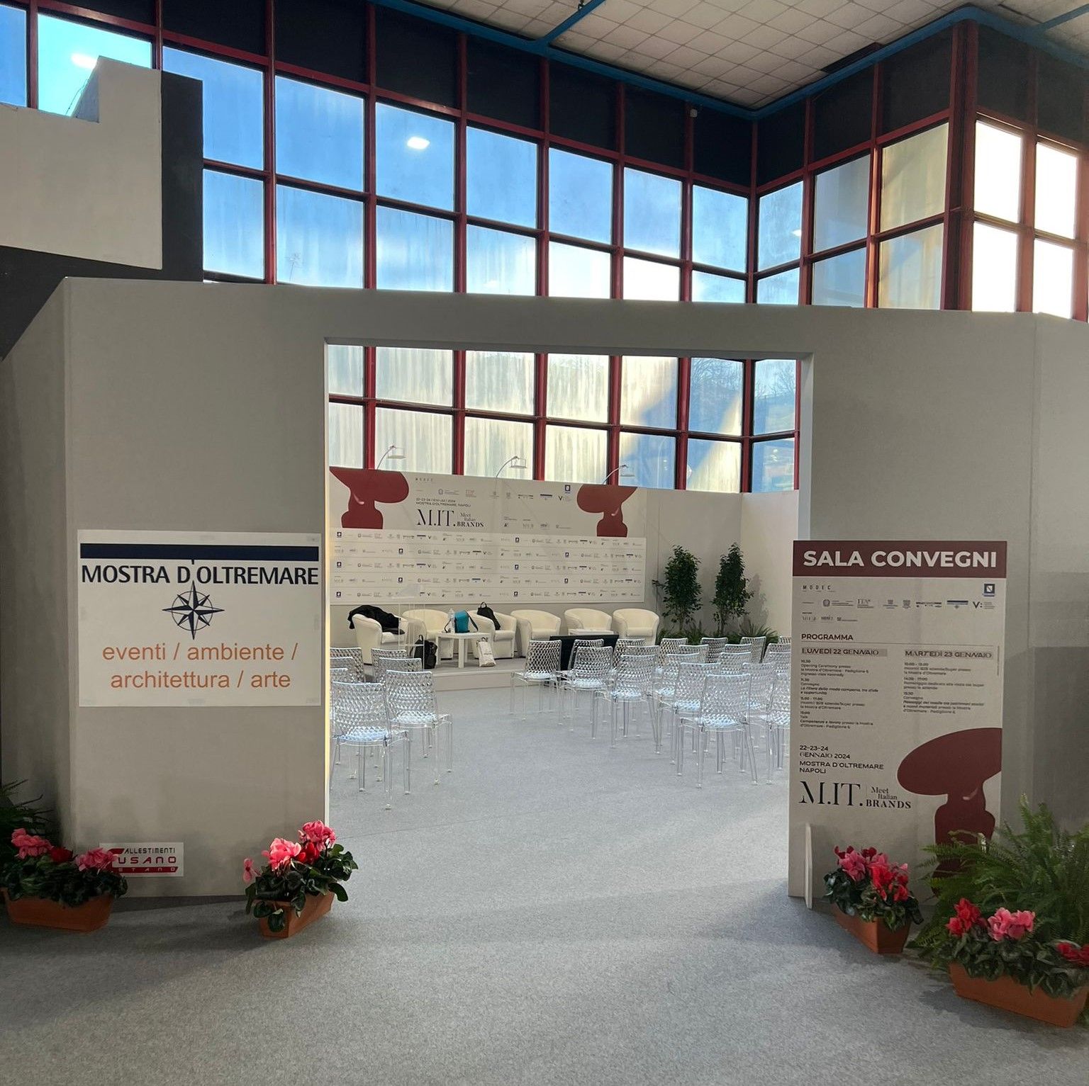Sala convegni MIT Meet Italian Brands, Napoli