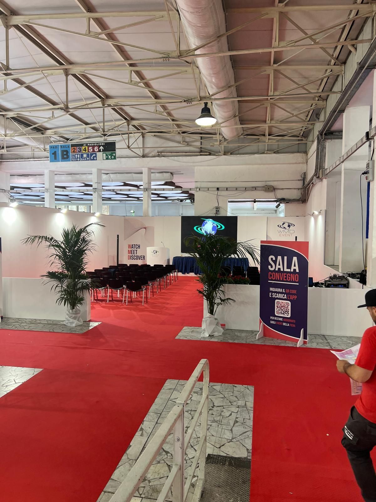 Sala convegno Fiera WMD, Napoli