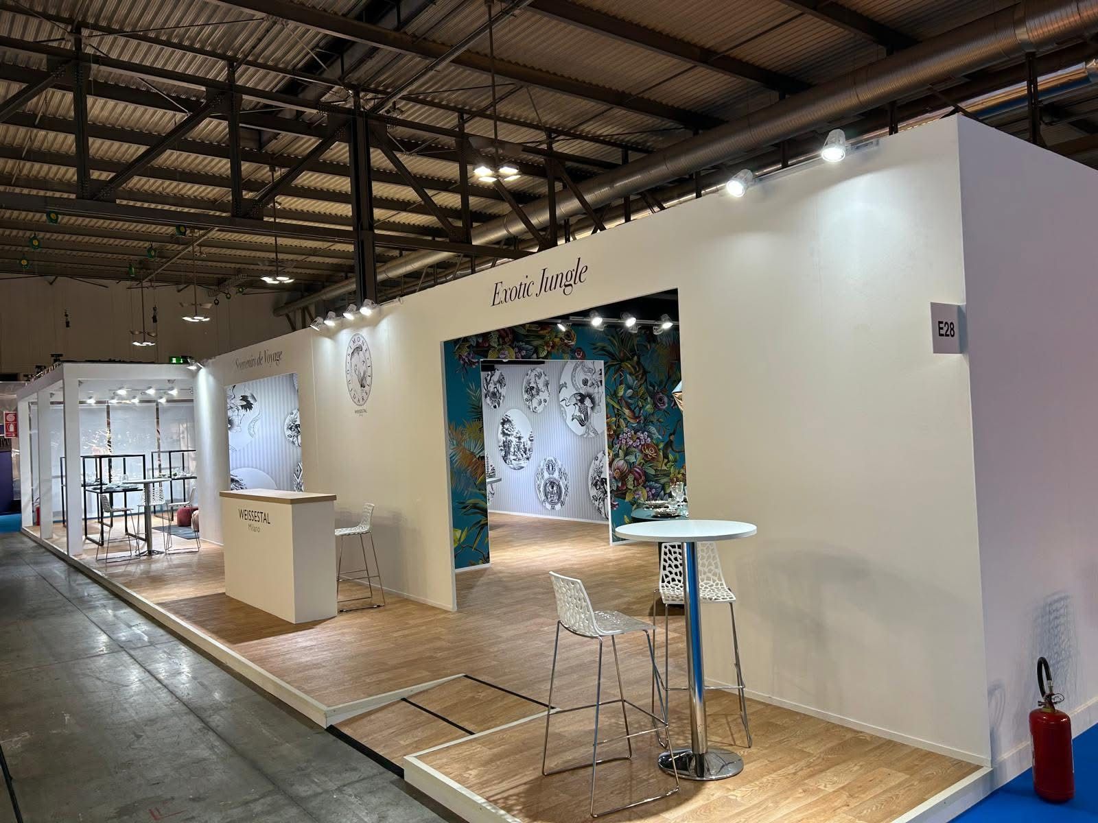 Stand allesttito alla fiera Homi MIlano