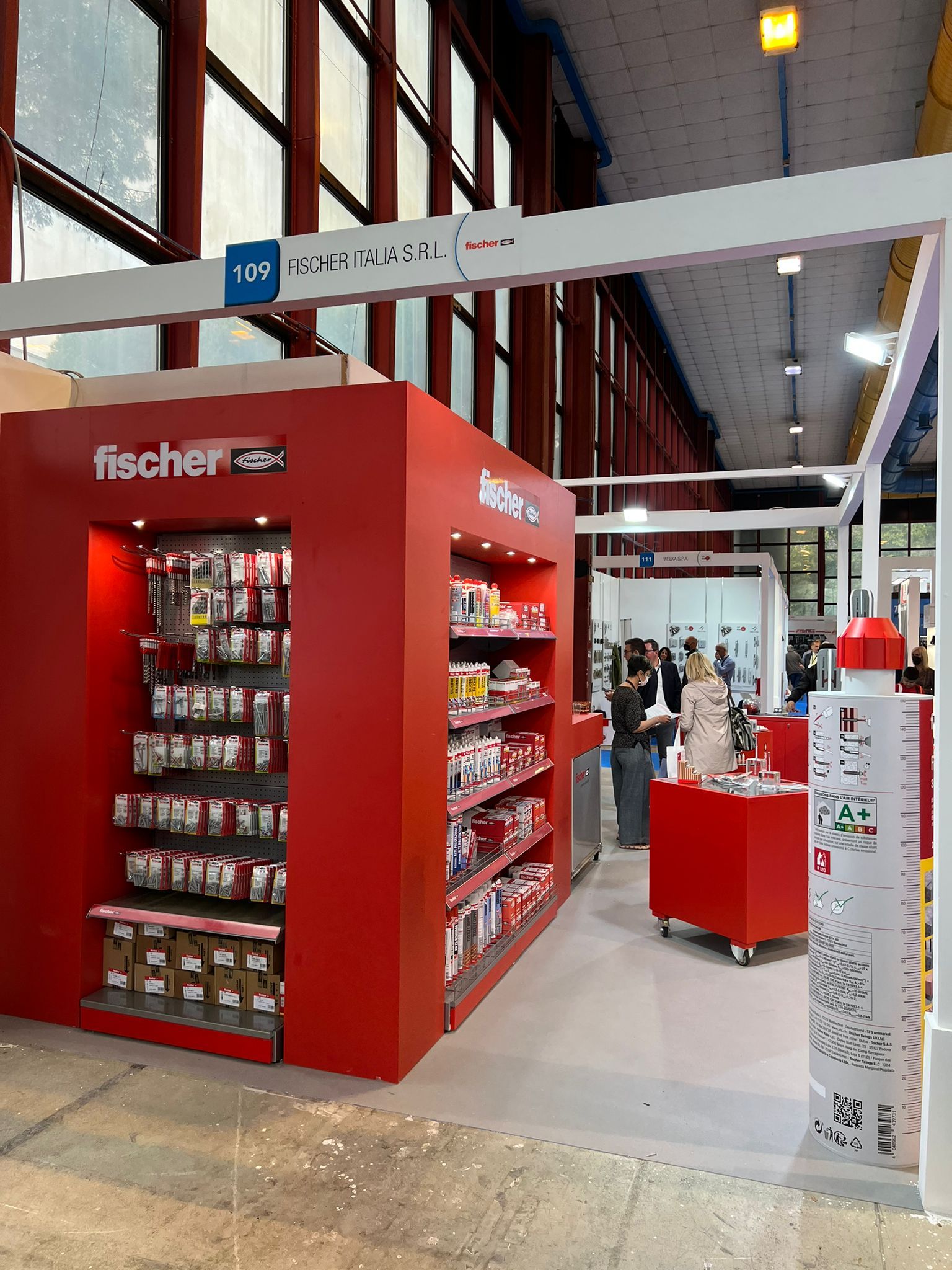 Stand Fisher Italia Fiera della ferrmenta Siferr Napoli