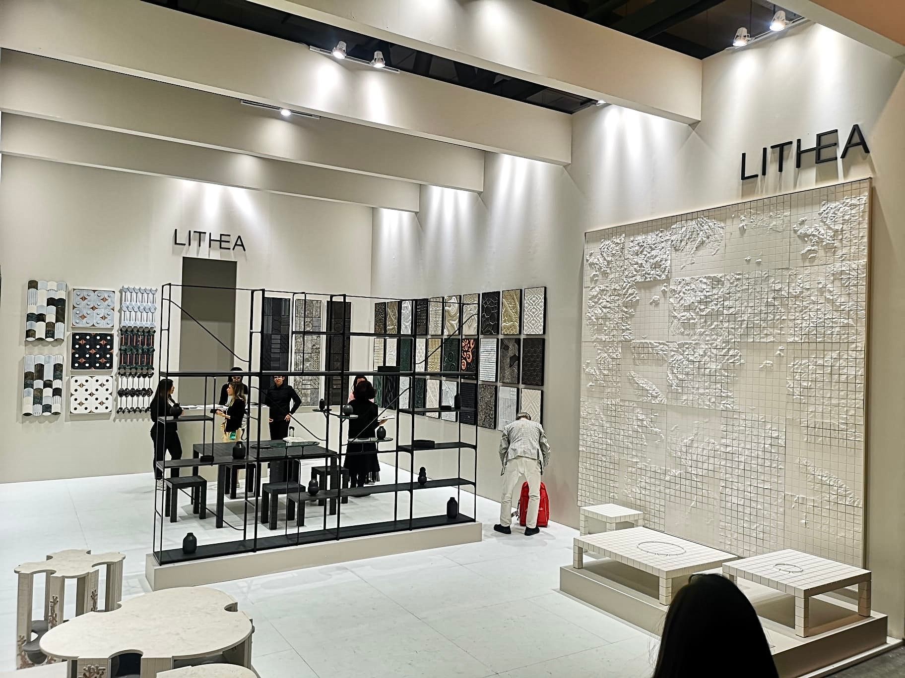 Stand Lithea al Salone del Mobile, Milano