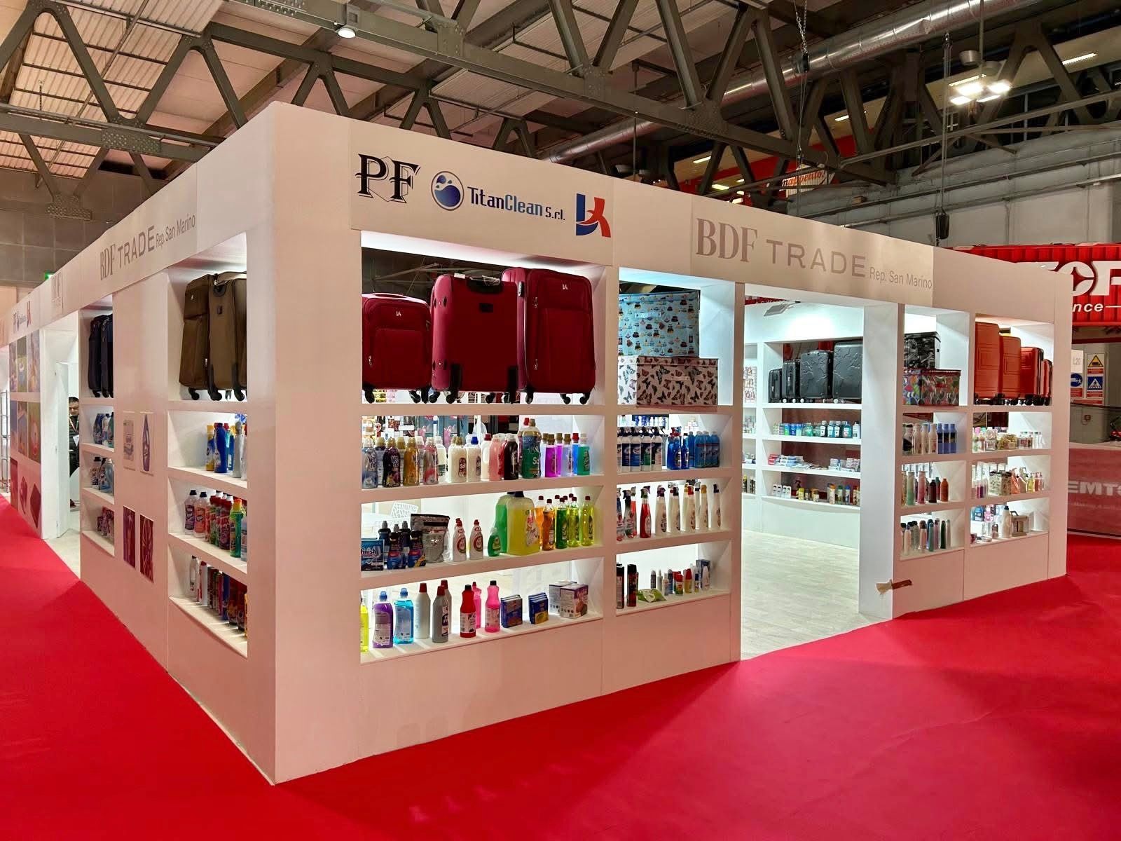 Stand allesttito alla fiera Homi MIlano