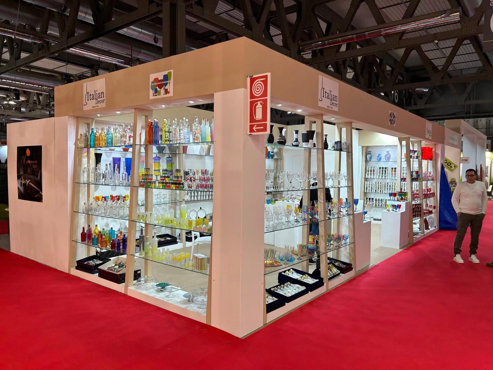 Stand allesttito alla fiera Homi MIlano