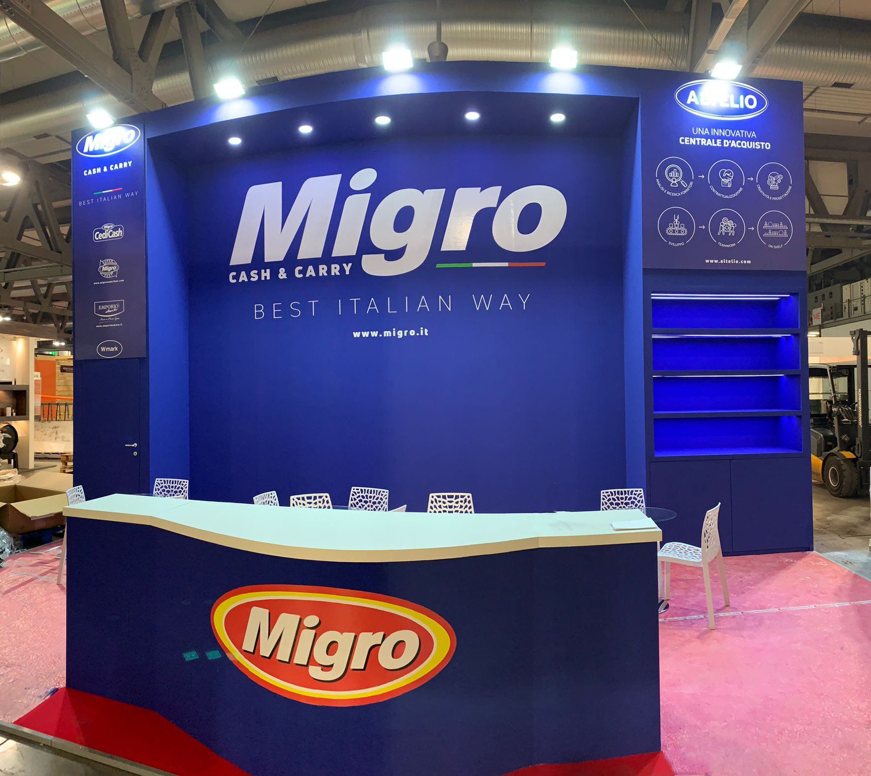 Fiera TuttoFood Milano, stand Migro
