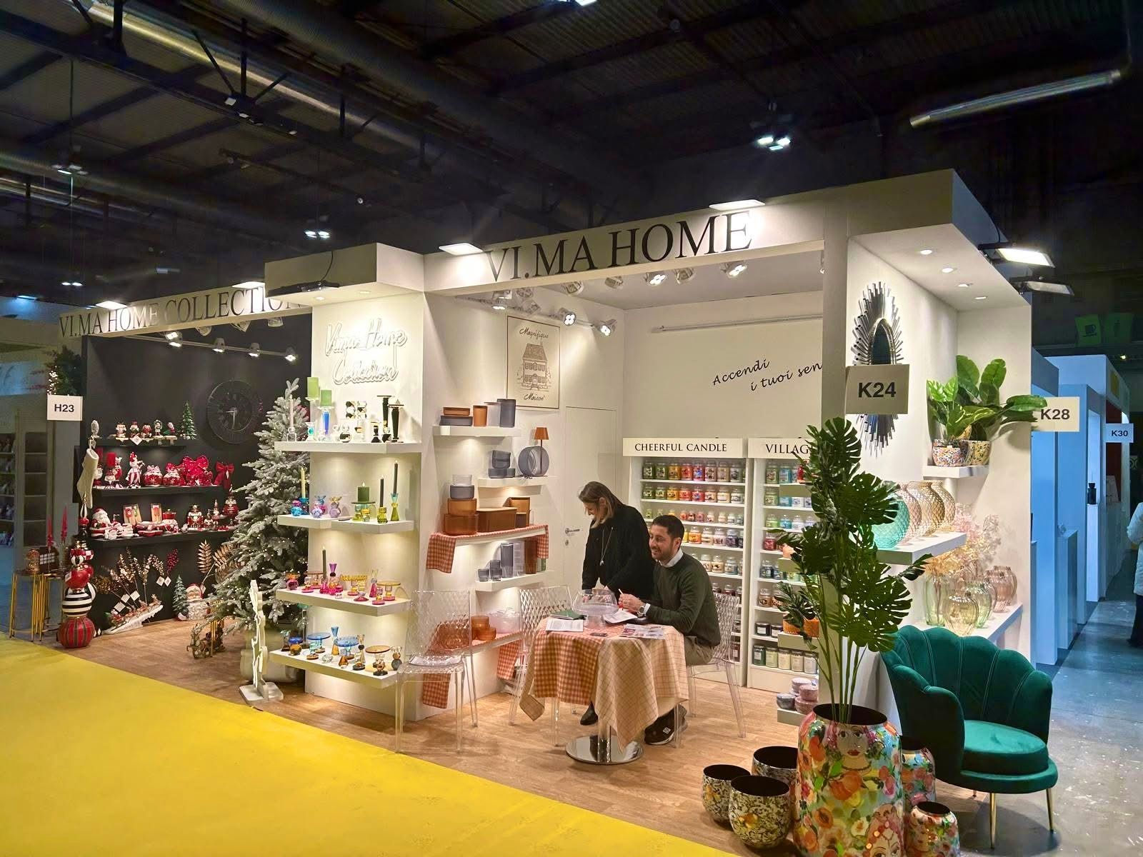 Stand allesttito alla fiera Homi MIlano