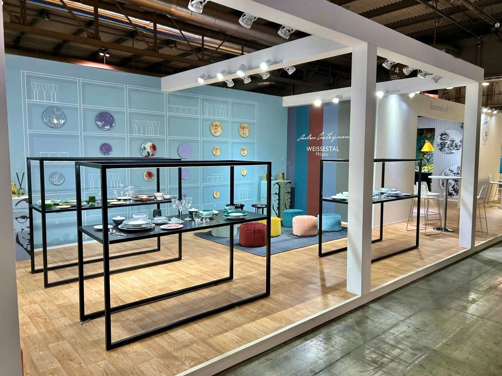 Stand allesttito alla fiera Homi MIlano