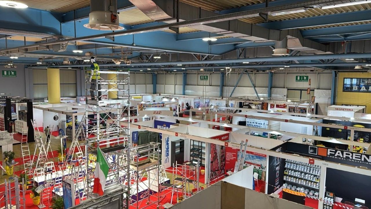 Panoramica stand Expo Machieraldo, Milano 2026