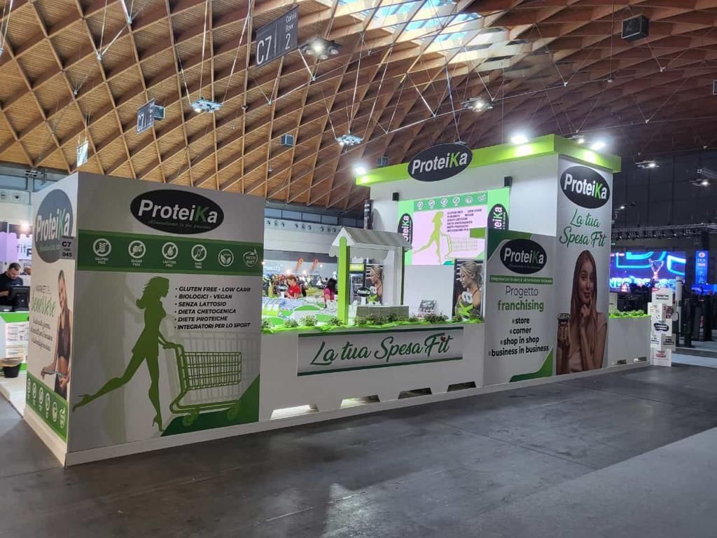 Stand allestito alla Fiera RiminiWellness 2023