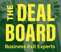 A poster for the deal board business exit experts