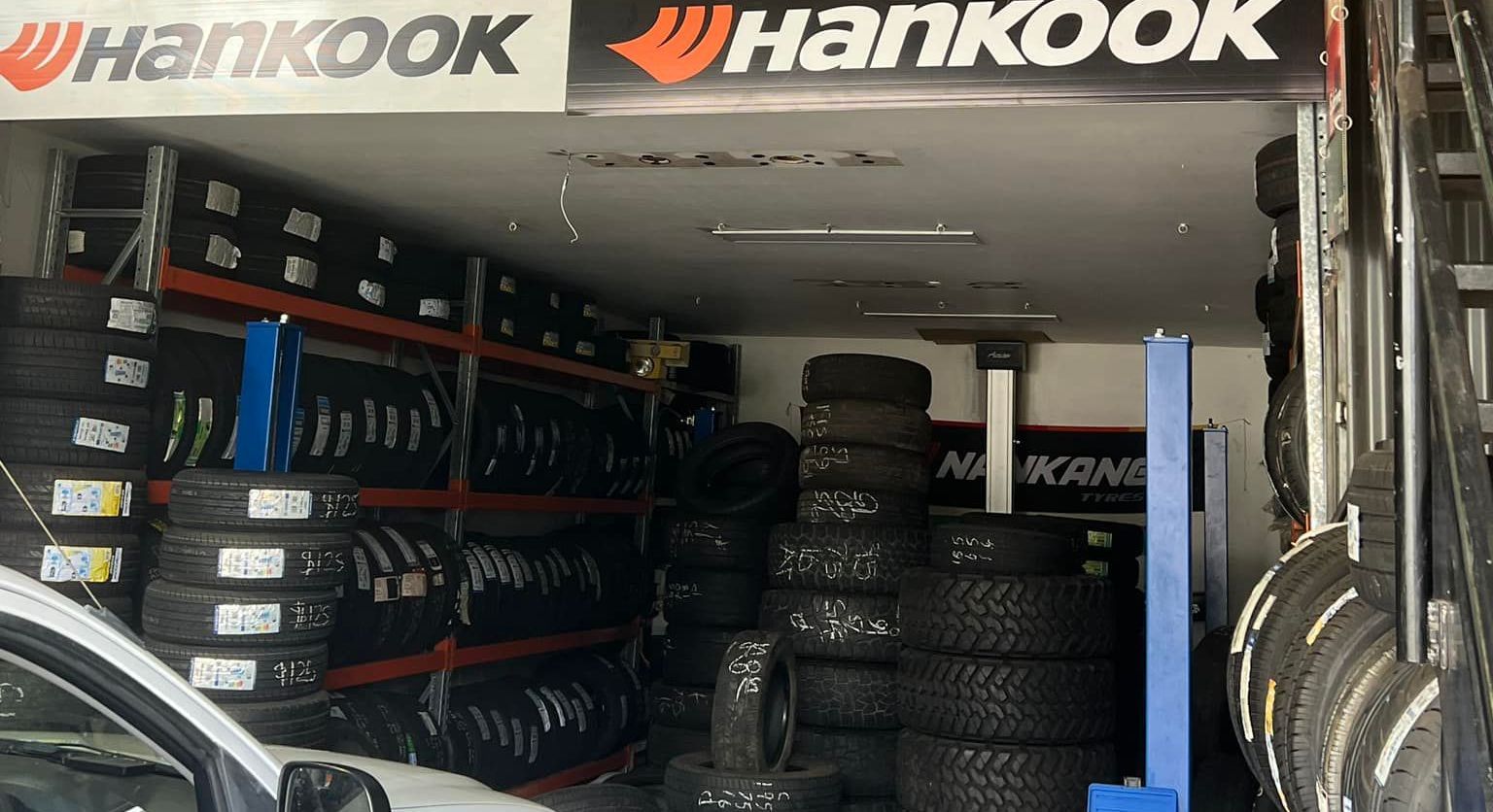 A Lot Of Different Tyres in A Garage — Budget Tyre Shed In Charmhaven, NSW