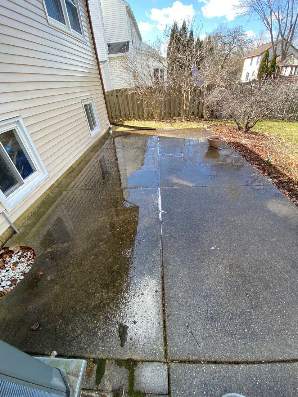 Watery Flooring - Lake Zurich, IL - Peter’s Power Wash Services