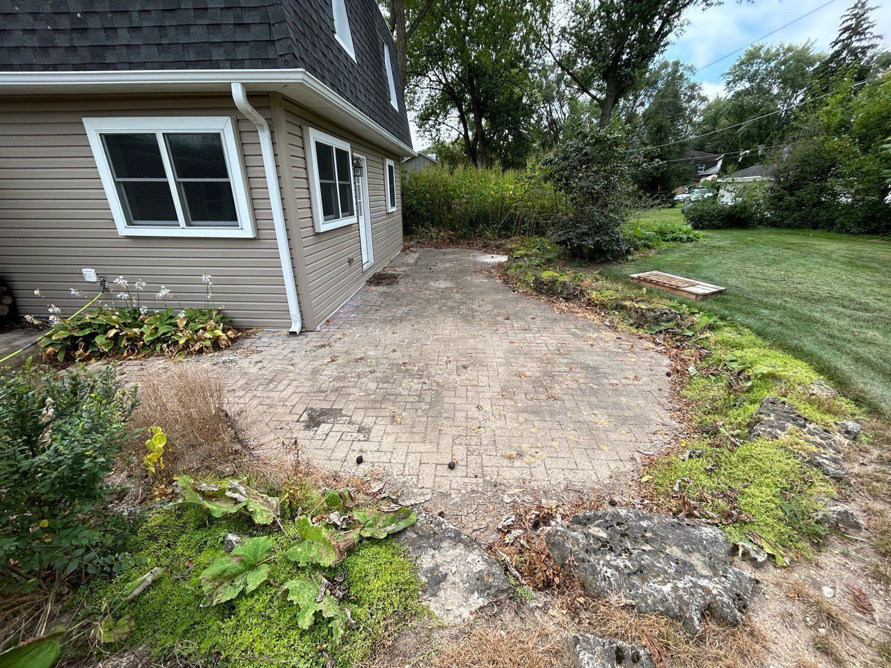 Dirty Backyard - Lake Zurich, IL - Peter’s Power Wash Services