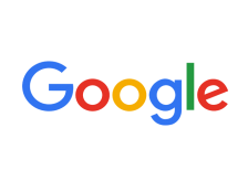 Google logo: multi-colored text, blue, red, yellow, and green letters.