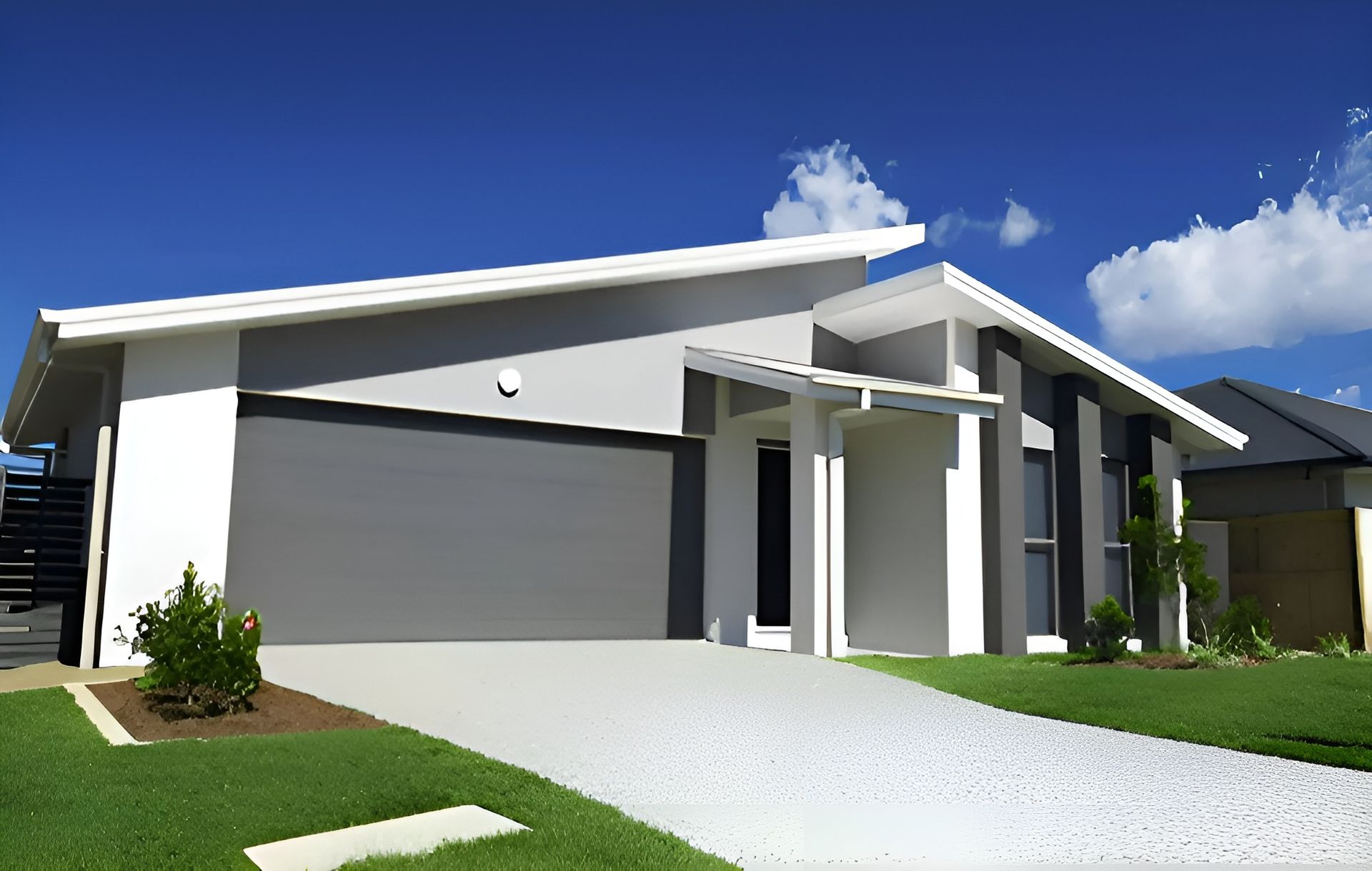 Dark Gray Metal Roof Tiles, Wavy Design, Angled Upward — Hi Tech Roofing in Lake Macquarie, NSW