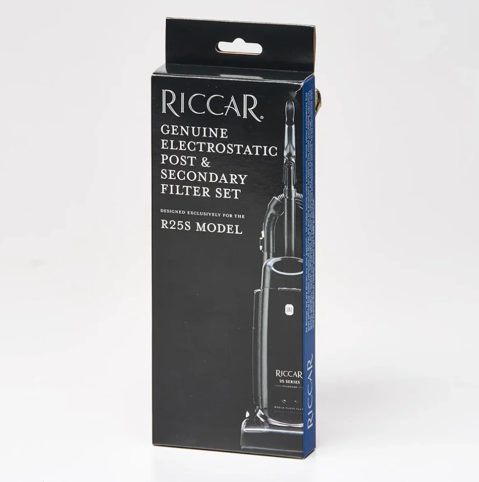 Riccar R25 Deluxe Clean Air Upright — Riccar R25S Filter Set — R25S-F