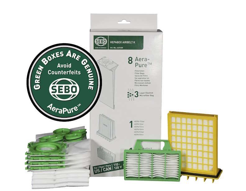 SEBO K Series HEPA Service Box — 6431AM