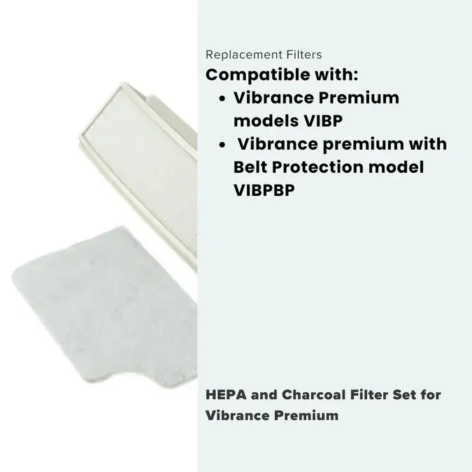 Riccar Vibrance Premium HEPA Media & Charcoal Filters