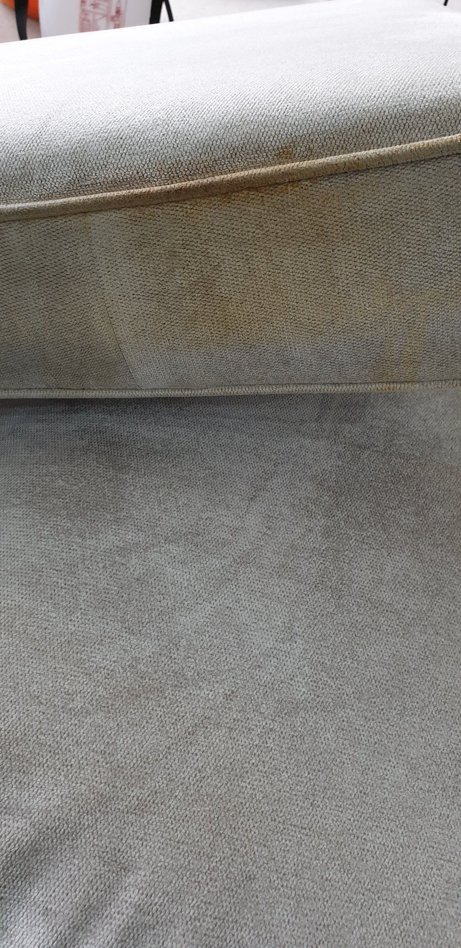 Upholstery before cleaning