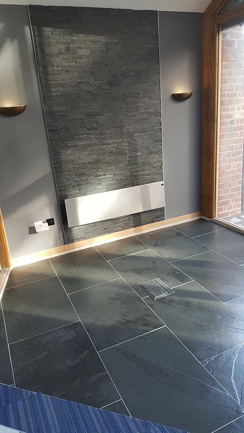 commercial property slate floor cleaning