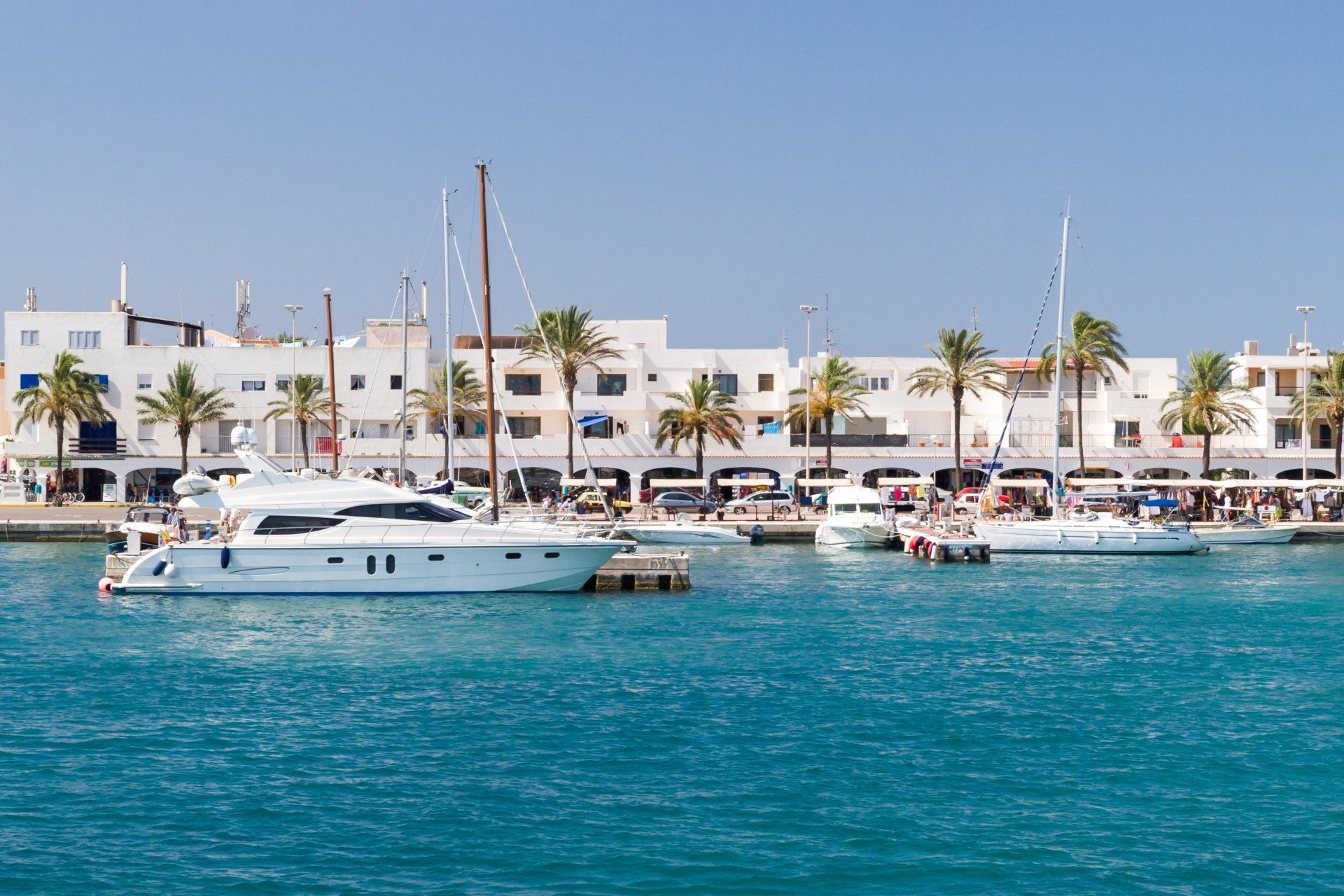 Picture of Marina de Formentera with small yachts