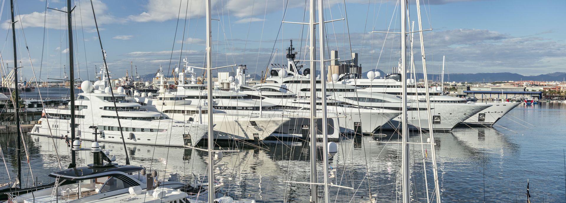 Superyachts in Port Tarraco