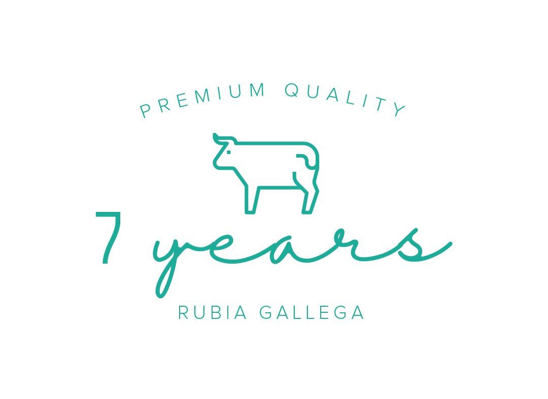 Rubia Gallega premium quality logo