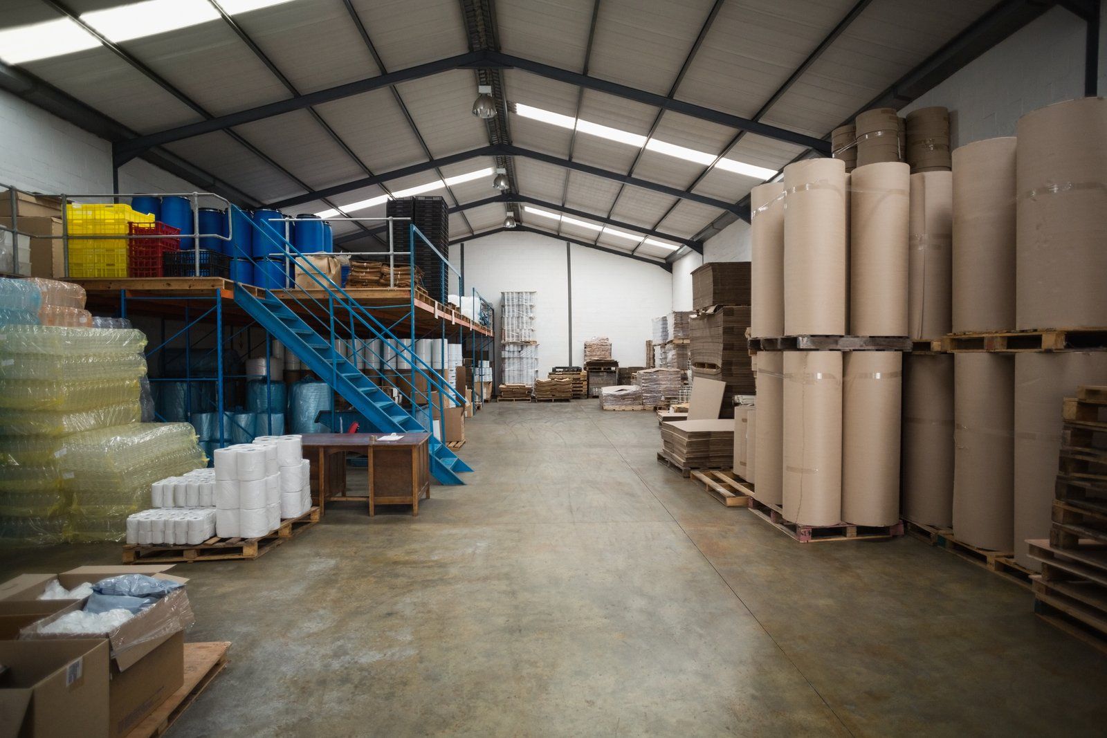 general supplies in the warehouse