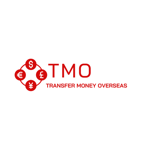 Logo for Transfer money overseas with currency pictures