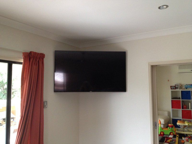 installed tv