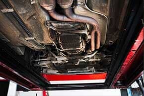Underneath a Vehicle - Alpha Transmissions & Automotive - Sherman, TX