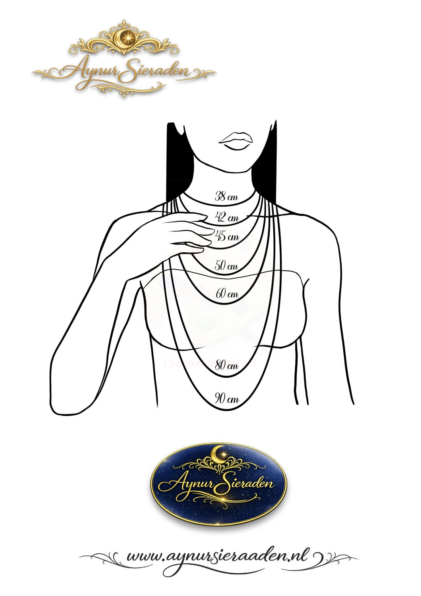 kettingmaat van Aynur Sieraden