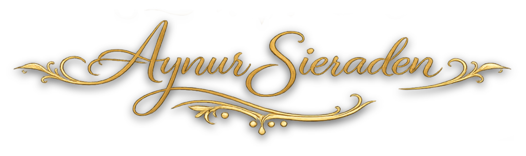 Decoratieve banner van het sieradenatelier Aynur Sieraden