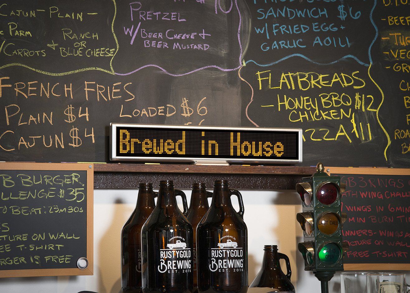 Yellow LED Coffee Sign