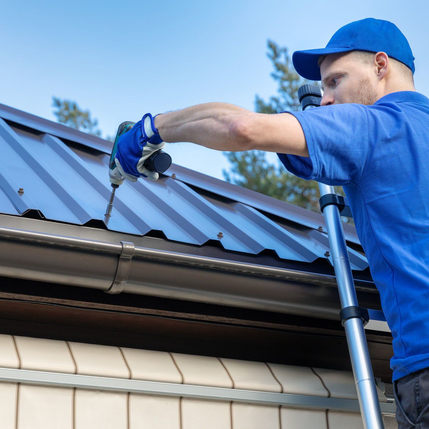 Installing the Metal Roof — Newport News, VA — Peninsula Roofing Company Inc.