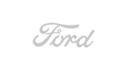 A ford logo is displayed on a white background.