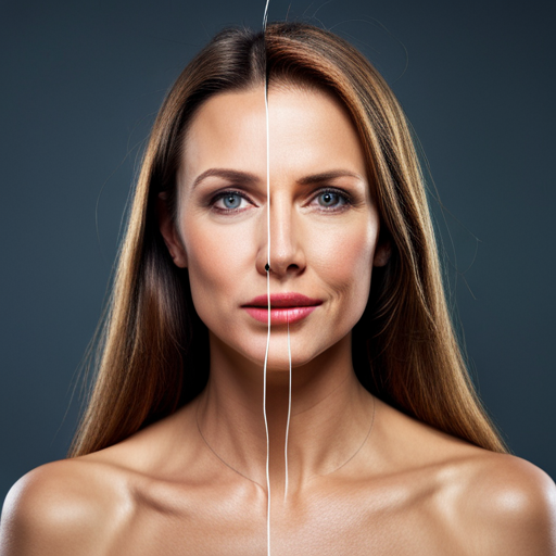 Before and after images of Botox procedure in Bogota, Colombia