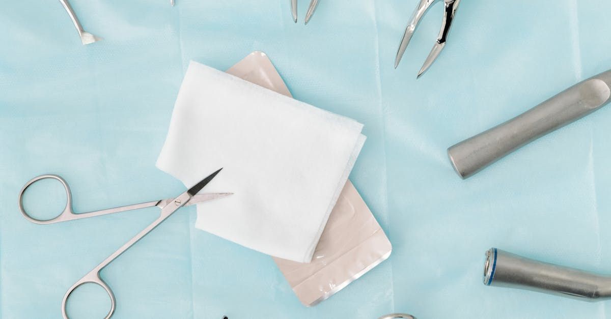 A bunch of surgical lidocaine patches are sitting on a table.