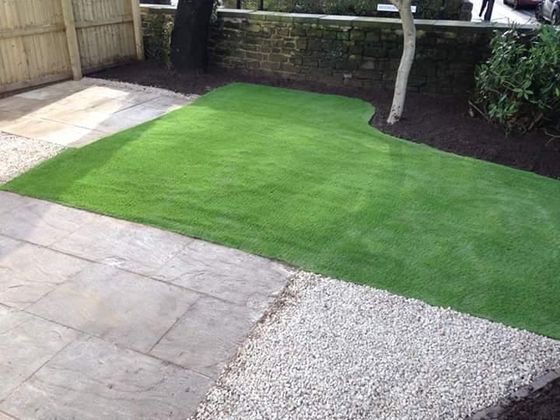 Fake grass fitted in Heeley Sheffield