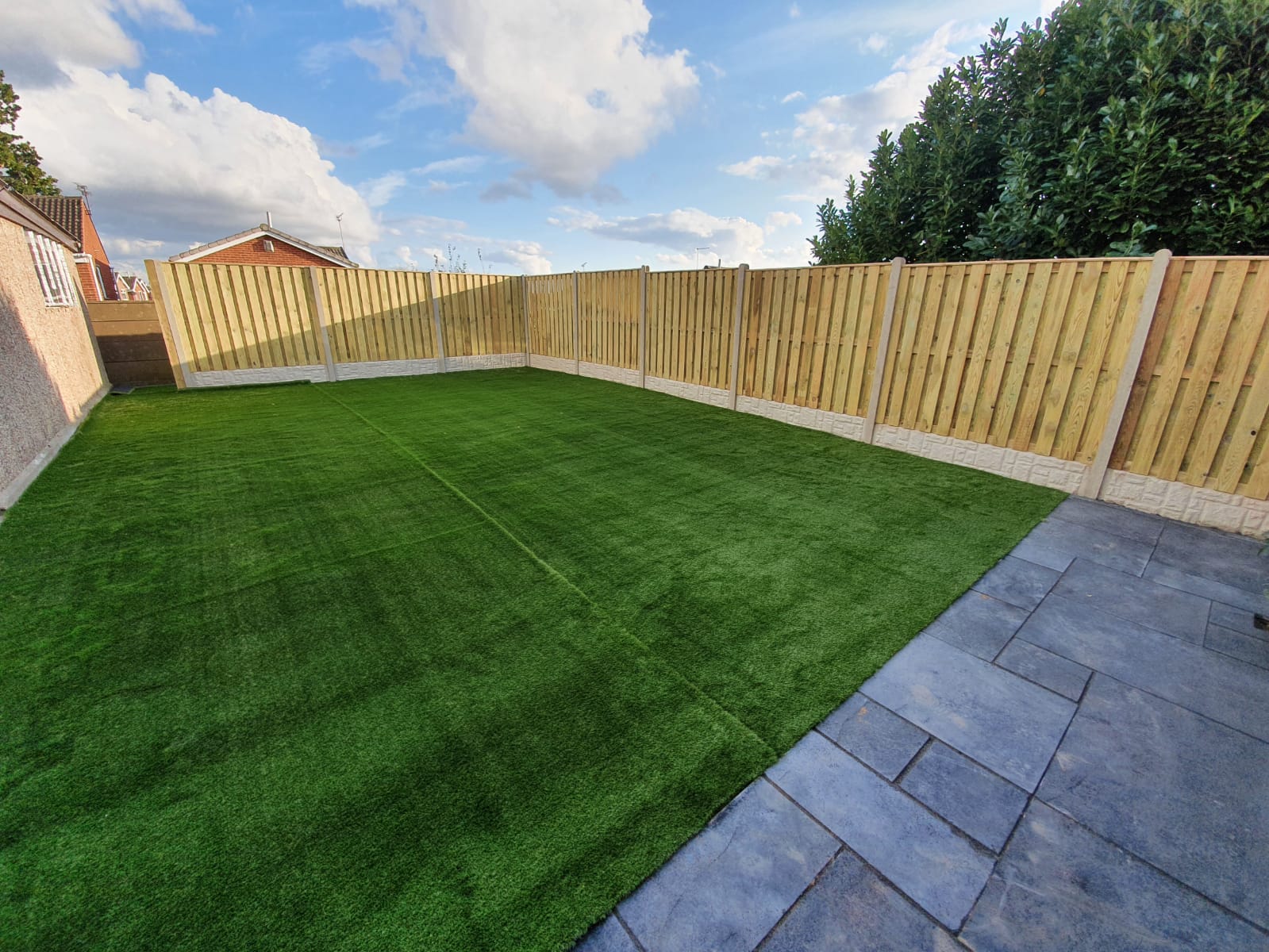 artificial grass and fencing in Handsworth Sheffield