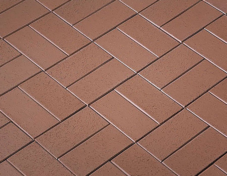 Belden Regimental Red 4x8 Clay Paver Full Face Brick
